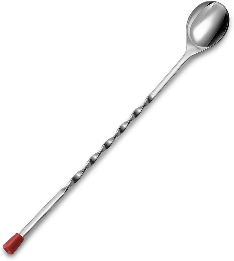Stainless Steel Cocktail Stirring Spoon  11" long