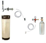 Door Mount Kegerator with Reconditioned Keg