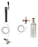 Commercial Tower Mount Kegerator 1 - 3 Faucet Set-Up