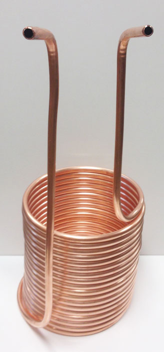Front View of 1/2" Copper Chiller