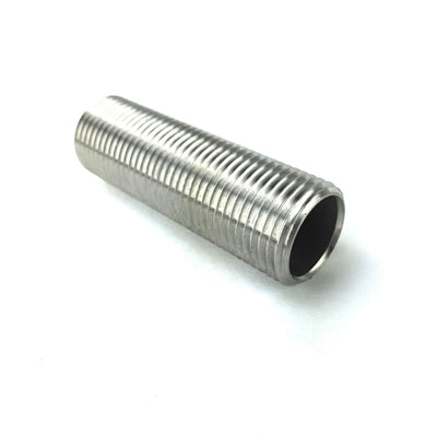 2.5" All Thread 1/2" Stainless Steel Nipple