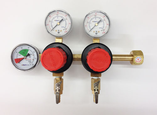 Two Product Two Pressure CO2 Regulator