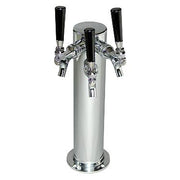 3 Faucet Tower with Beer Lines and Mounting Hardware