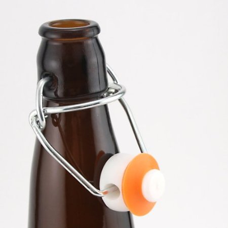 Flip Top Bottles Amber, 500 ml. --- Case/12
