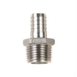 Stainless Steel - 1/2 in. MPT x 3/8 in. Barb