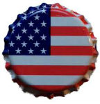 Oxygen Absorbing Bottle Caps - US Flag (144 count)