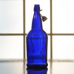 Blue Flip Top Bottles