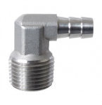 Stainless Steel - 1/2" mpt X 3/8" Barb Elbow