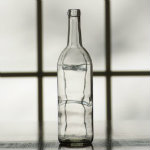 750 ml. clear bordeaux wine bottle