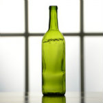 750 ml green bordeaux wine bottle