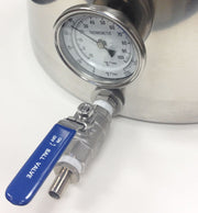 Weldless Valve and Thermometer