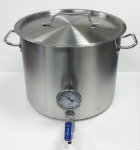 8 Gallon weldless with Valve and Thermometer