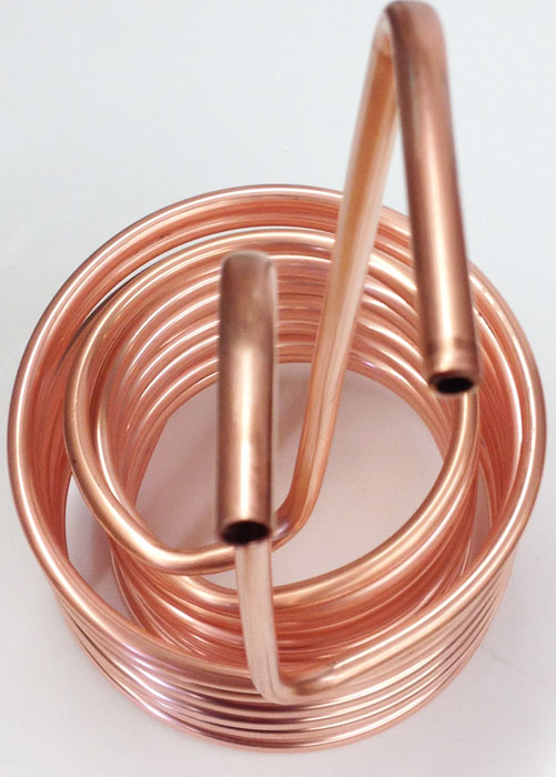 Double Coil Copper Immersion Chiller
