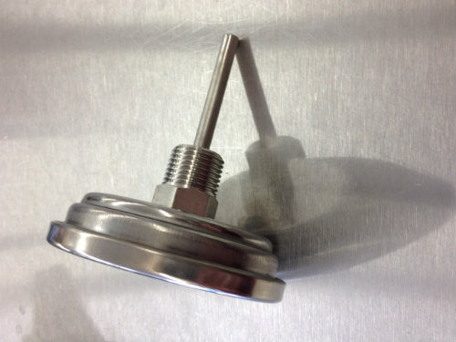 2" Probe Thermometer w/ 3" Dial