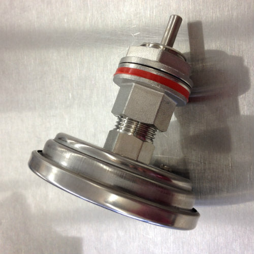 Weldless 2" Probe Thermometer w/ 3" Dial Heavy Duty