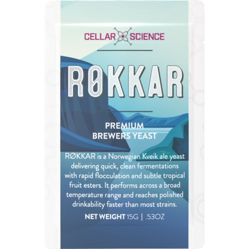 CellarScience® RØKKAR Dry Yeast | Norwegian Ale | Premium Beer Yeast