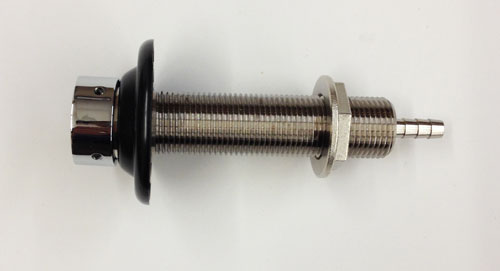 Beer Shank  - Chrome w/ Tail Piece