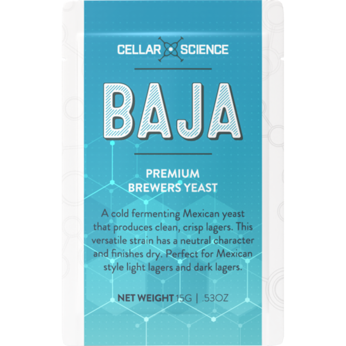 CellarScience® BAJA Dry Yeast | Mexican Lager | Premium Beer Yeast