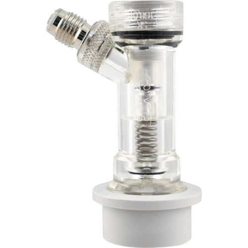 Ball Lock Quick Disconnect (QD) | Built-In Check Valve | Gas In | Flared | High-Quality Plastic QD