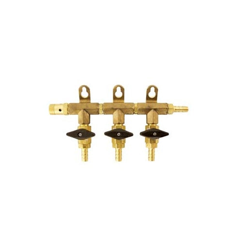 CO2 Distributor - Brass 2 - 6 Ways Gas Manifolds
