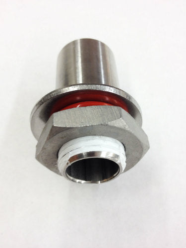 1/2" SS Nipple Allows for Ball Valve Attachment