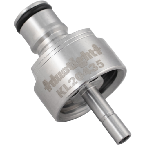 Carbonation and Line Cleaning Ball Lock Quick Disconnect (QD) Cap - Stainless - Duotight Compatible
