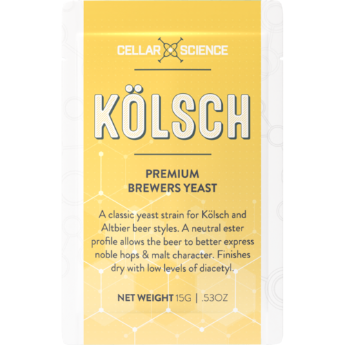 CellarScience® KÖLSCH Dry Yeast | Kölsch Ale | Premium Beer Yeast
