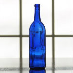 750 ml cobalt blue wine bottles