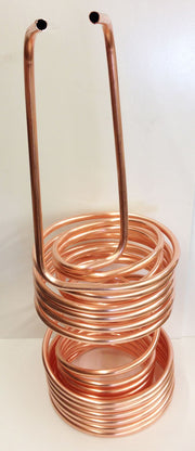 Double Coil Copper Immersion Chiller with 5/10 Split