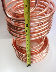 Double Coil Copper Immersion Chiller with 5/10 Split
