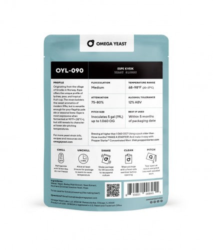 Espe Kveik, Homebrew Pitch