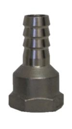 Stainless Steel - 1/2 in. FPT x 3/8 in. Barb