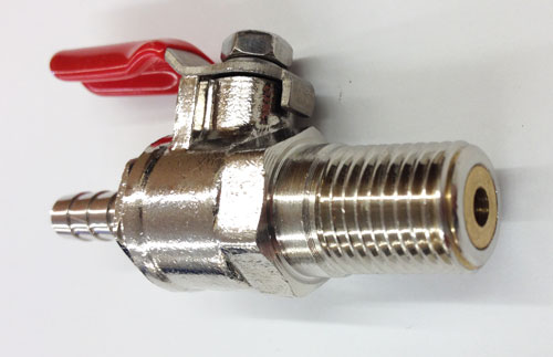 1/4" mpt back side on valve