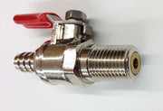1/4" mpt on back side of valve