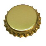 Oxygen Absorbing Bottle Caps - Gold (144 count)