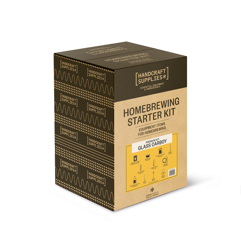 Homebrewing Starter Kit with 5 Gallon Glass Carboy
