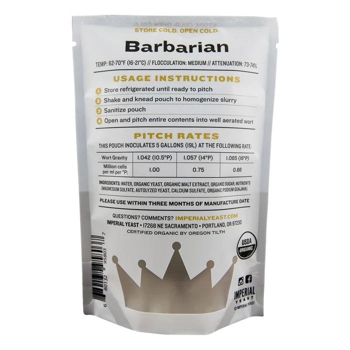 Imperial Yeast A04 Barbarian