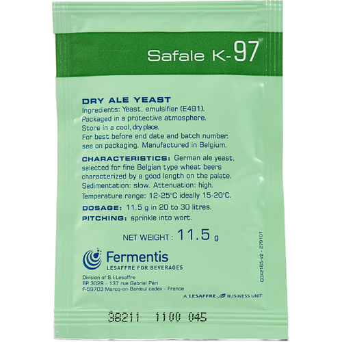 Fermentis SafAle™ K-97 German Ale     11.5 g