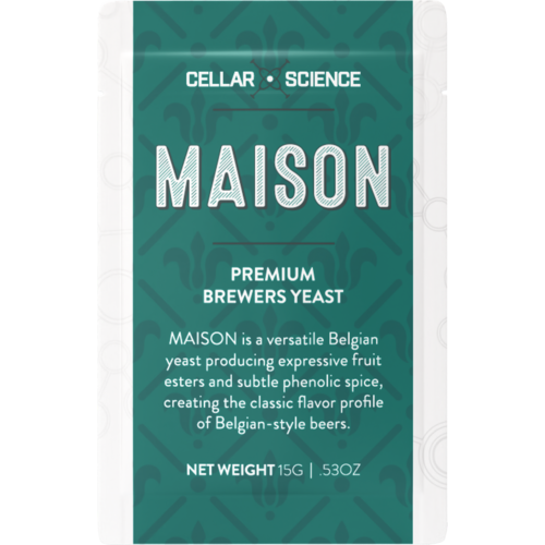 CellarScience® MAISON Dry Yeast | Belgian Ale | Premium Beer Yeast  15g