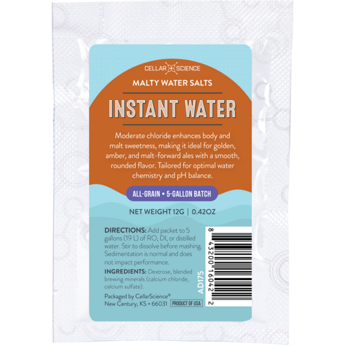 CellarScience® Instant Water™ | Malty Water Salts