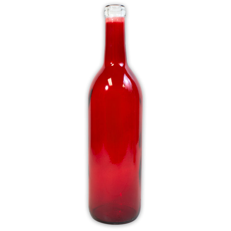 750mL RED BORDEAUX FLAT BOTTOM W5 CK BOTTLE 12/CS