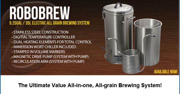 BrewZilla V3.1 All Grain Brewing System With Pump - 35L/9.25G