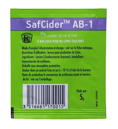 Fermentis  SafCider™ AB-1      11.5 g