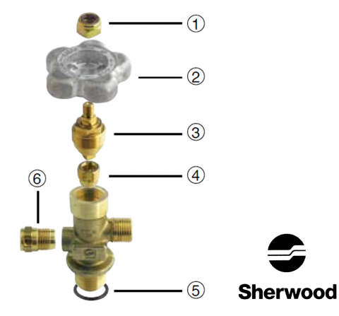 Safety Burst Disc for CO2 valve  (3000 psi)