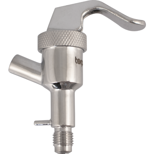 Torpedo Keg | Hand Held Beer Faucet | Cobra Tap | Picnic Tap | 1/4" Flare | Stainless Steel