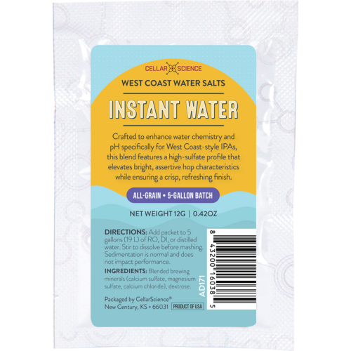 CellarScience® Instant Water™ | West Coast Water Salts