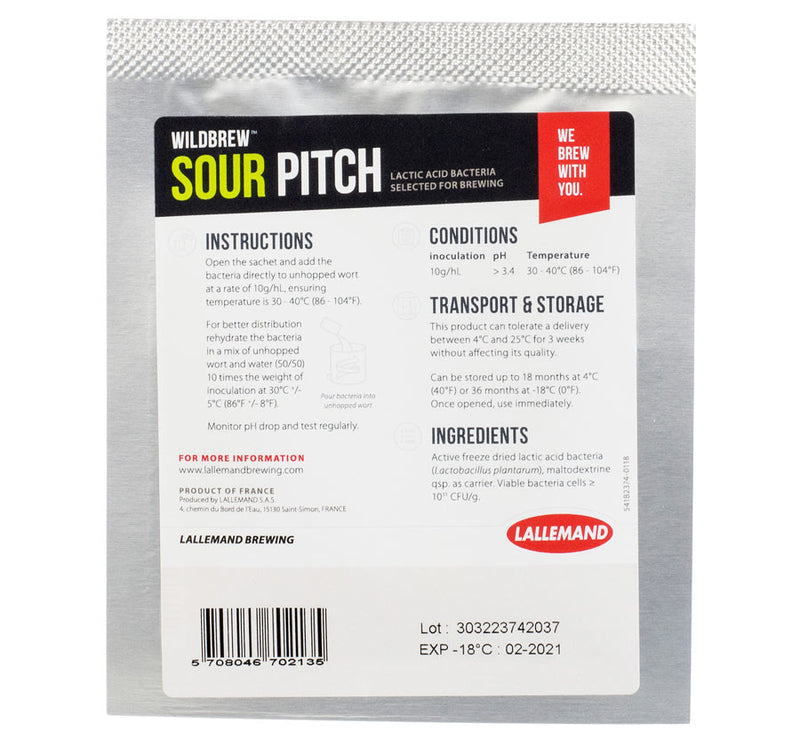 Wildbrew Sour Pitch Dry Yeast