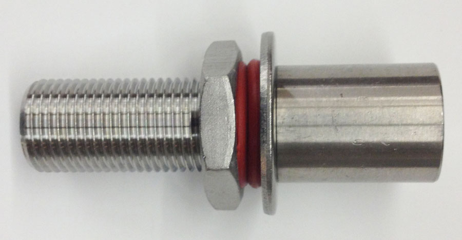 Quick Fit Xl Weldless Bulkhead All Thread with Coupling — Learn to Brew